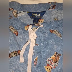 Polo by Ralph Lauren  Ladies M Bear Pajama Bottoms Lounge Pants
